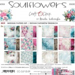 Papīrs 20x20cm - Soulflowers - mix