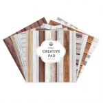 Papīrs 30x30cm - Maxi Creative Pad Wood